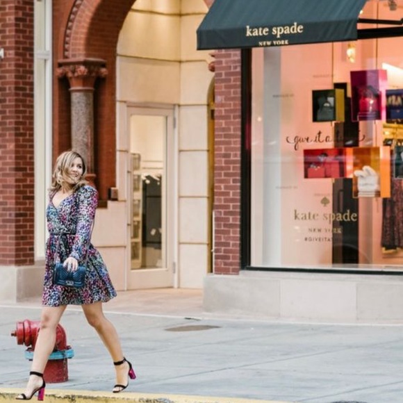 Kate Spade Metallic Polka Dot Mini Dress in Make Magic - Picture 3 of 12